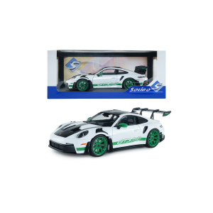 PORSCHE 911 GT3 RS - TRIBUTETO CARRERA RS PACKAGE WHITE 2024 1:18 Solido Auto Stradali Modellino