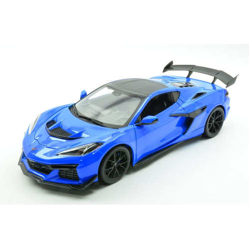 CHEVROLET CORVETTE ZR1 2025 BLUE 1:18 Maisto Auto Stradali Modellino