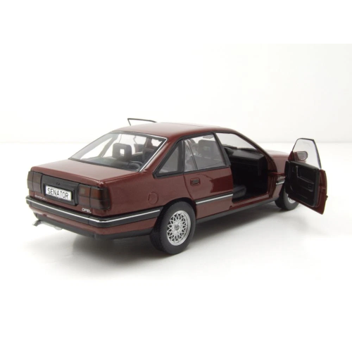 OPEL SENATOR B 1987 DARK RED 1:24 Whitebox Auto Stradali Modellino