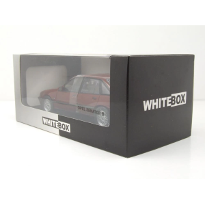 OPEL SENATOR B 1987 DARK RED 1:24 Whitebox Auto Stradali Modellino