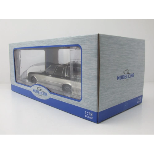 CHEVROLET CAPRICE ESTATE WAGON 1985 SILVER/GREY 1:18 ModelCarGroup Auto Stradali Modellino