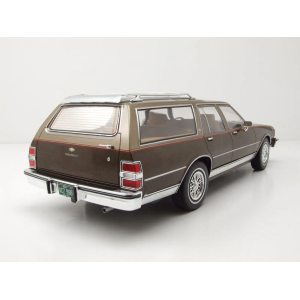 CHEVROLET CAPRICE ESTATE WAGON 1985 BEIGE/DECALS 1:18 ModelCarGroup Auto Stradali Modellino
