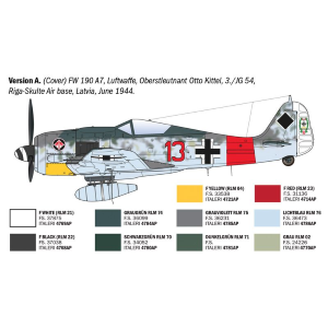 FOCKE WULF 190 A-7/A-8 ACES KIT 1:72 Italeri Kit Aerei Modellino