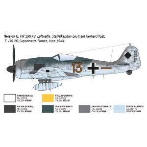 FOCKE WULF 190 A-7/A-8 ACES KIT 1:72 Italeri Kit Aerei Modellino