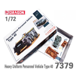 HEAVY UNIFORM PERSONNEL VEHICLE TYPE 40 (2 IN 1) KIT 1:72 Dragon Kit Mezzi Militari Modellino