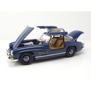 MERCEDES 300 SL 1954 BLUE 1:18 Norev Auto Stradali Modellino