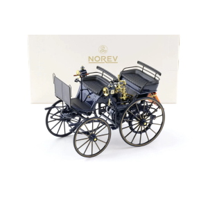 DAIMLER MOTORKUTSCHE 1886 DARK BLUE 1:18 Norev Auto d'Epoca Modellino