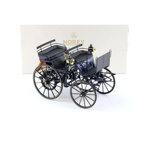 DAIMLER MOTORKUTSCHE 1886 DARK BLUE 1:18 Norev Auto d'Epoca Modellino