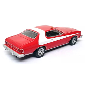FORD GRAN TORINO 1975 STARSKY & HUTCH REPRODUCTION 1:43 Norev Movie Modellino