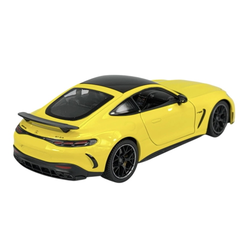 MERCEDES AMG GT63 V8 BITURBO (C192) 2024 YELLOW 1:24 Welly Auto Stradali Modellino