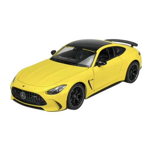 MERCEDES AMG GT63 V8 BITURBO (C192) 2024 YELLOW 1:24 Welly Auto Stradali Modellino