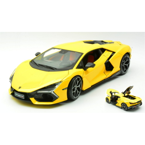 LAMBORGHINI 74X REVUELTO 2023 YELLOW 1:18 Maisto Auto Stradali Modellino