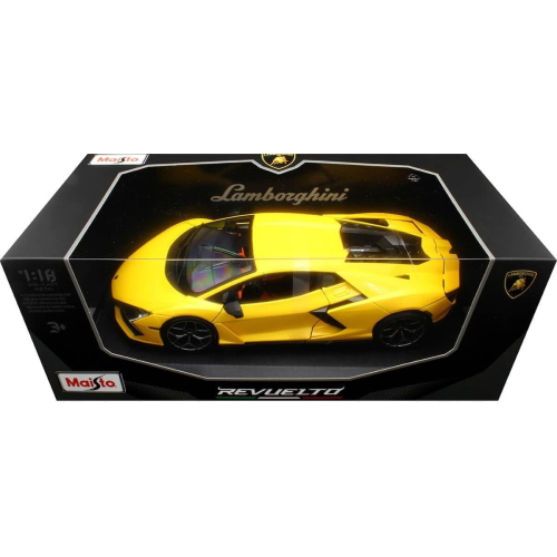 LAMBORGHINI 74X REVUELTO 2023 YELLOW 1:18 Maisto Auto Stradali Modellino