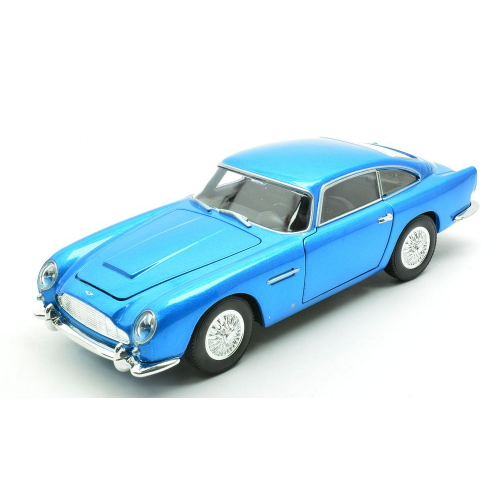 ASTON MARTIN DB5 1964 BLUE 1:24 Welly Auto Stradali Modellino