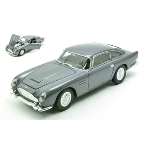 ASTON MARTIN DB5 1964 GREY 1:24 Welly Auto Stradali Modellino