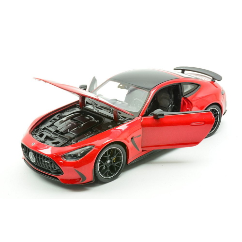 MERCEDES AMG GT63 V8 BITURBO (C192) 2024 RED 1:24 Welly Auto Stradali Modellino