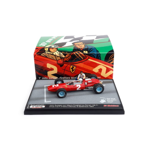 FERRARI 158 F1 N.2 JOHN SURTEES/MAURO FORGHIERI MONZA 1964 LIM.100 1:43 Balocco Formula 1 Modellino