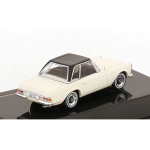 MERCEDES 230 SL (W113) HARDTOP 1964 LIGHT BEIGE/BLACK 1:43 Ixo Model Auto Stradali Modellino