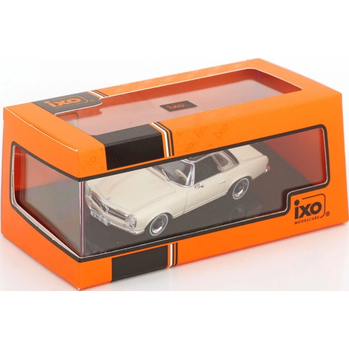 MERCEDES 230 SL (W113) HARDTOP 1964 LIGHT BEIGE/BLACK 1:43 Ixo Model Auto Stradali Modellino