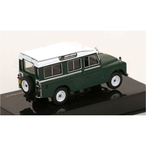 LAND ROVER SERIES III 109 1978 DARK GREEN/WHITE 1:43 Ixo Model Auto Stradali Modellino