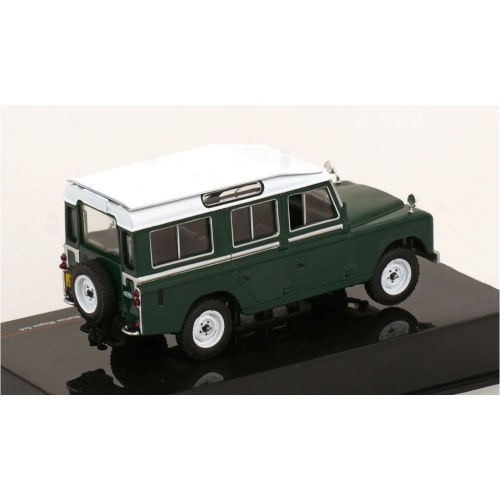LAND ROVER SERIES III 109 1978 DARK GREEN/WHITE 1:43 Ixo Model Auto Stradali Modellino