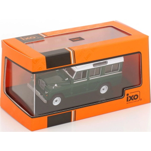 LAND ROVER SERIES III 109 1978 DARK GREEN/WHITE 1:43 Ixo Model Auto Stradali Modellino