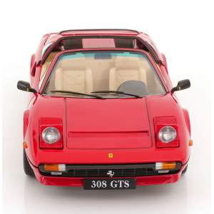 FERRARI 308 GTS QV EUROPE 1982 RED 1:12 KK Scale Auto Stradali Modellino