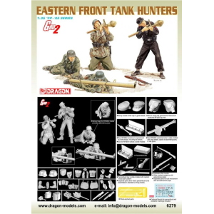 EASTERN FRONT TANK HUNTERS KIT 1:35 Dragon Kit Figure Militari Modellino