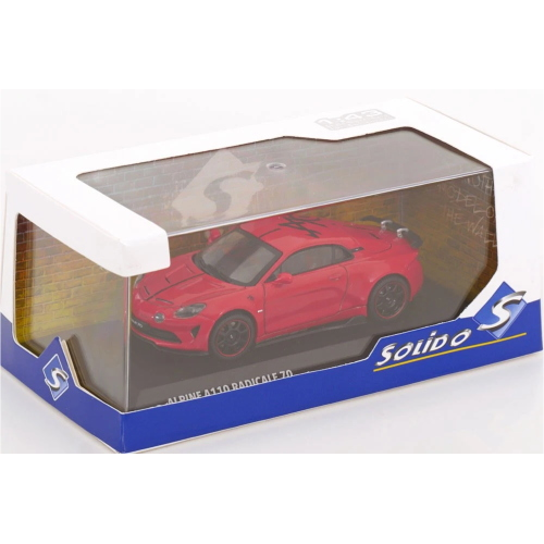 ALPINE A110 RADICALE 70 2024 RED 1:43 Solido Auto Stradali Modellino