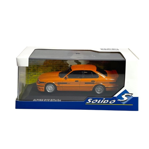 ALPINA B10 (E34) BITURBO 1994 ORANGE 1:43 Solido Auto Stradali Modellino