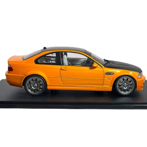 BMW E46 M3 COUPE SOLIDOWORKS 2000 ORANGE 1:18 Solido Auto Stradali Modellino