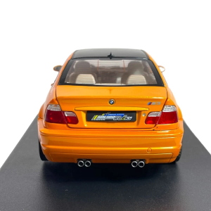 BMW E46 M3 COUPE SOLIDOWORKS 2000 ORANGE 1:18 Solido Auto Stradali Modellino