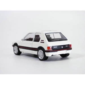PEUGEOT 205 GTi 1986 MEIJE WHITE JET-CAR 1:43 Norev Auto Stradali Modellino
