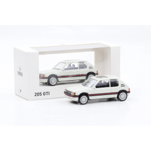 PEUGEOT 205 GTi 1986 MEIJE WHITE JET-CAR 1:43 Norev Auto Stradali Modellino