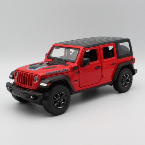 JEEP WRANGLER RUBICON 4XE RED 1:24 Rastar Auto Stradali Modellino