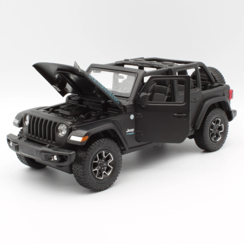 JEEP WRANGLER RUBICON 4XE BLACK 1:24 Rastar Auto Stradali Modellino