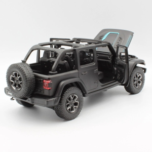 JEEP WRANGLER RUBICON 4XE BLACK 1:24 Rastar Auto Stradali Modellino