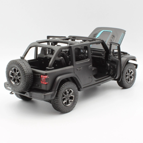 JEEP WRANGLER RUBICON 4XE BLACK 1:24 Rastar Auto Stradali Modellino