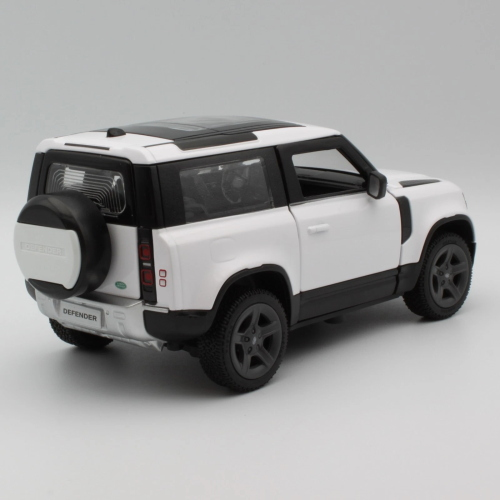 LAND ROVER DEFENDER 90 WHITE 1:24 Rastar Auto Stradali Modellino