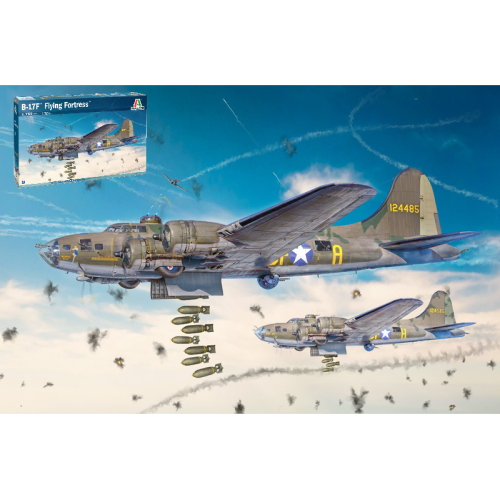 B-17F FLYING FORTRESS KIT 1:72 Italeri Kit Aerei Modellino
