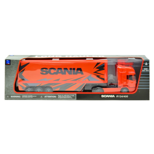 SCANIA R124/400 "SCANIA" ORANGE 1:32 New Ray Camion Modellino