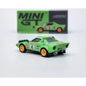 LANCIA STRATOS HF N.4 SPANISHRALLY CHAMPION 1979 1:64 Mini GT Auto Rally Modellino