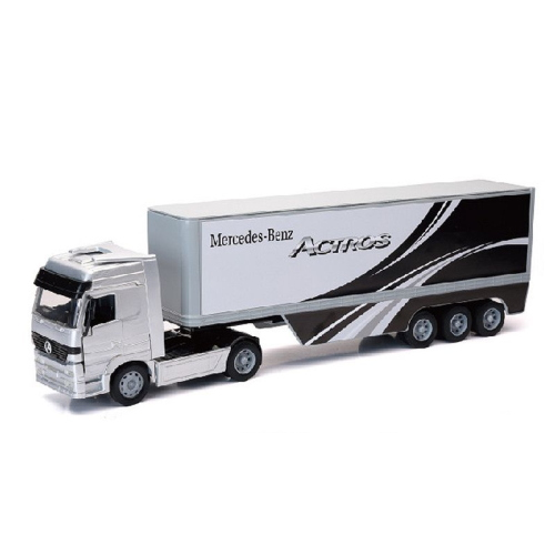 MERCEDES-BENZ ACTROS 1857 SILVER 1:32 New Ray Camion Modellino
