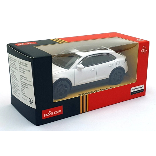 PORSCHE MACAN WHITE 1:43 Rastar Auto Stradali Modellino