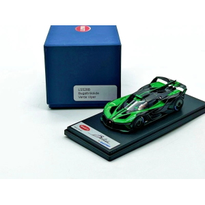 BUGATTI BOLIDE W16.4 8.0 FOUR-TURBO 1850hp 500km/h 2024 VERDE VIPER 1:43 Looksmart Auto Stradali Modellino