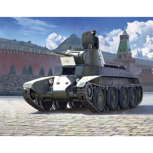 SOVIET WWII TANK BT-7/7A KIT 1:100 Zvezda Kit Mezzi Militari Modellino