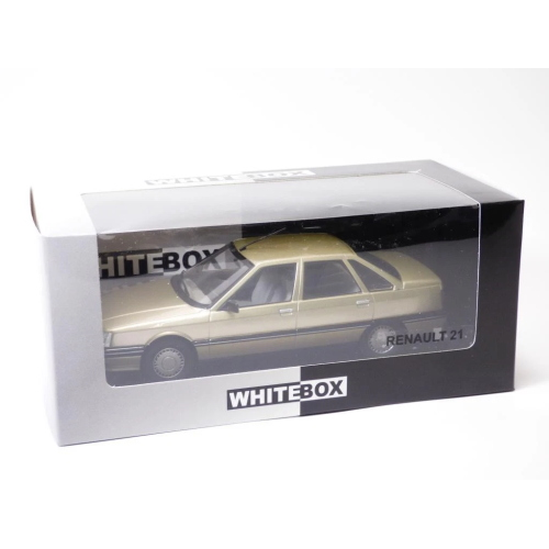 RENAULT 21 1986 BEIGE 1:24 Whitebox Auto Stradali Modellino