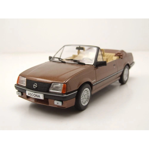 OPEL ASCONA C CABRIOLET 1985 DARK BROWN 1:24 Whitebox Auto Stradali Modellino