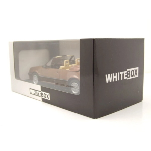 OPEL ASCONA C CABRIOLET 1985 DARK BROWN 1:24 Whitebox Auto Stradali Modellino