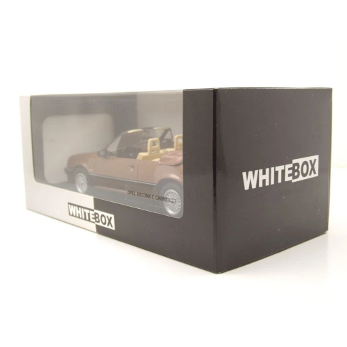 OPEL ASCONA C CABRIOLET 1985 DARK BROWN 1:24 Whitebox Auto Stradali Modellino
